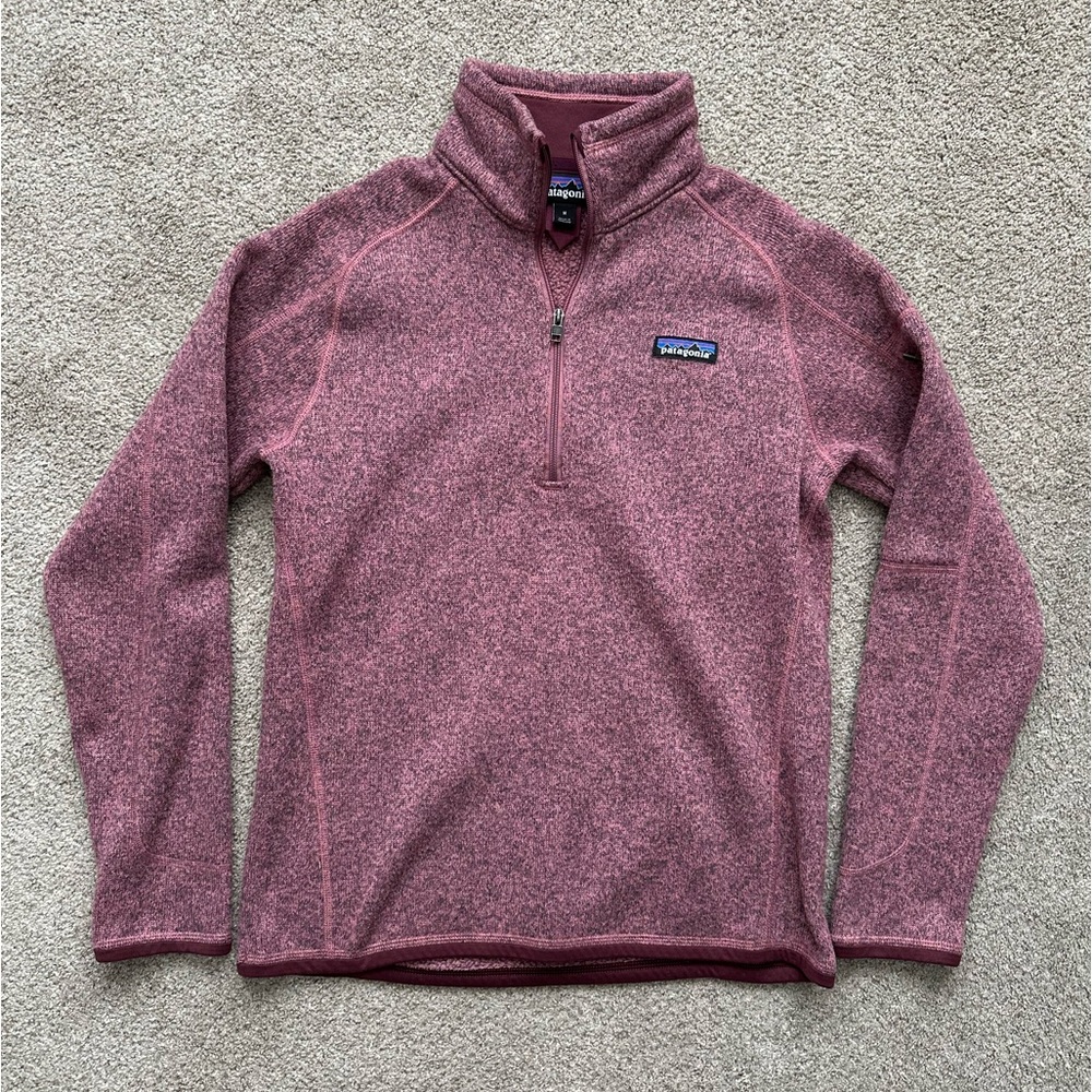 Patagonia Better Sweater Kiln Pink Quarter-Zip